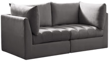 Load image into Gallery viewer, Jacob Grey Velvet Modular Sofa