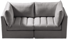 Load image into Gallery viewer, Jacob Grey Velvet Modular Sofa