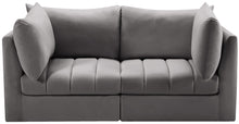 Load image into Gallery viewer, Jacob Grey Velvet Modular Sofa