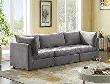 Load image into Gallery viewer, Jacob Grey Velvet Modular Sofa