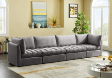 Load image into Gallery viewer, Jacob Grey Velvet Modular Sofa