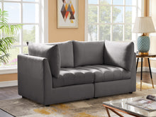 Load image into Gallery viewer, Jacob Grey Velvet Modular Sofa