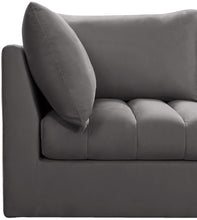 Load image into Gallery viewer, Jacob Grey Velvet Corner
