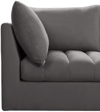 Load image into Gallery viewer, Jacob Grey Velvet Modular Sofa