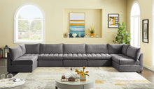 Load image into Gallery viewer, Jacob Grey Velvet Modular Sectional