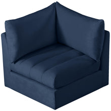 Load image into Gallery viewer, Jacob Navy Velvet Corner