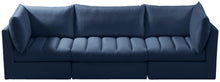 Load image into Gallery viewer, Jacob Navy Velvet Modular Sofa