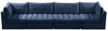 Load image into Gallery viewer, Jacob Navy Velvet Modular Sofa