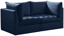 Load image into Gallery viewer, Jacob Navy Velvet Modular Sofa
