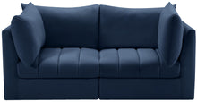 Load image into Gallery viewer, Jacob Navy Velvet Modular Sofa