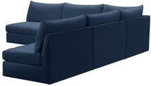 Load image into Gallery viewer, Jacob Navy Velvet Modular Sectional