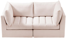 Load image into Gallery viewer, Jacob Pink Velvet Modular Sofa