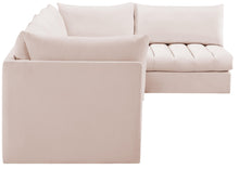 Load image into Gallery viewer, Jacob Pink Velvet Modular Sectional