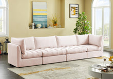 Load image into Gallery viewer, Jacob Pink Velvet Modular Sofa