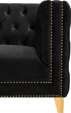Load image into Gallery viewer, Michelle Black Velvet Chair
