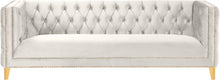 Load image into Gallery viewer, Michelle Cream Velvet Sofa