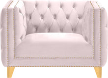 Load image into Gallery viewer, Michelle Pink Velvet Chair