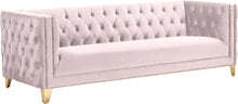 Load image into Gallery viewer, Michelle Pink Velvet Sofa