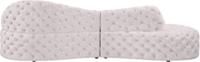 Load image into Gallery viewer, Royal Cream Velvet 2pc. Sectional
