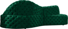 Load image into Gallery viewer, Royal Green Velvet 2pc. Sectional