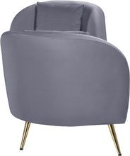 Load image into Gallery viewer, Nolan Grey Velvet Chaise