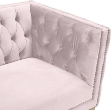 Load image into Gallery viewer, Michelle Pink Velvet Chair