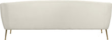 Load image into Gallery viewer, Tori Cream Velvet Sofa