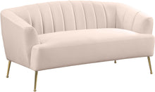 Load image into Gallery viewer, Tori Pink Velvet Loveseat