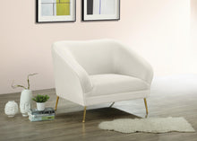 Load image into Gallery viewer, Hermosa Cream Velvet Chair