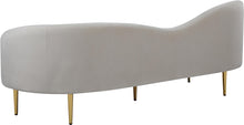 Load image into Gallery viewer, Ritz Cream Velvet Sofa