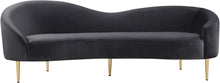 Load image into Gallery viewer, Ritz Grey Velvet Sofa
