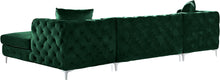 Load image into Gallery viewer, Gail Green Velvet 3pc. Sectional