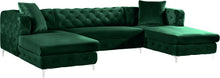 Load image into Gallery viewer, Gail Green Velvet 3pc. Sectional
