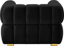 Load image into Gallery viewer, Gwen Black Velvet Chair
