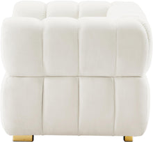 Load image into Gallery viewer, Gwen Cream Velvet Chair