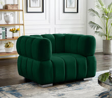 Load image into Gallery viewer, Gwen Green Velvet Chair