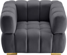 Load image into Gallery viewer, Gwen Grey Velvet Chair