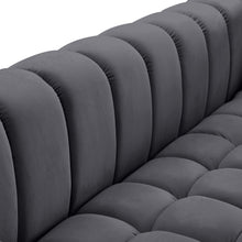 Load image into Gallery viewer, Gwen Grey Velvet Chair