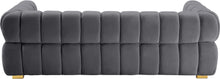 Load image into Gallery viewer, Gwen Grey Velvet Sofa