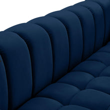 Load image into Gallery viewer, Gwen Navy Velvet Chair
