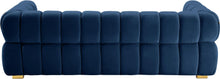 Load image into Gallery viewer, Gwen Navy Velvet Sofa