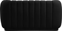Load image into Gallery viewer, Dixie Black Velvet Loveseat