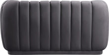 Load image into Gallery viewer, Dixie Grey Velvet Loveseat
