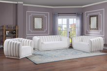 Load image into Gallery viewer, Dixie Cream Velvet Chair