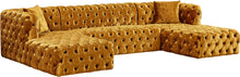 Load image into Gallery viewer, Coco Gold Velvet 3pc. Sectional (3 Boxes)