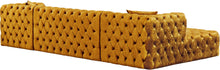 Load image into Gallery viewer, Coco Gold Velvet 3pc. Sectional (3 Boxes)