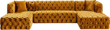Load image into Gallery viewer, Coco Gold Velvet 3pc. Sectional (3 Boxes)
