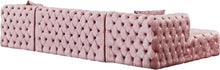 Load image into Gallery viewer, Coco Pink Velvet 3pc. Sectional (3 Boxes)