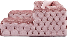Load image into Gallery viewer, Coco Pink Velvet 3pc. Sectional (3 Boxes)