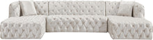 Load image into Gallery viewer, Coco White Velvet 3pc. Sectional (3 Boxes)